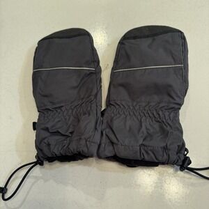 LL Bean Cold Buster Waterproof Primaloft Mittens Gloves Size Large Navy Blue